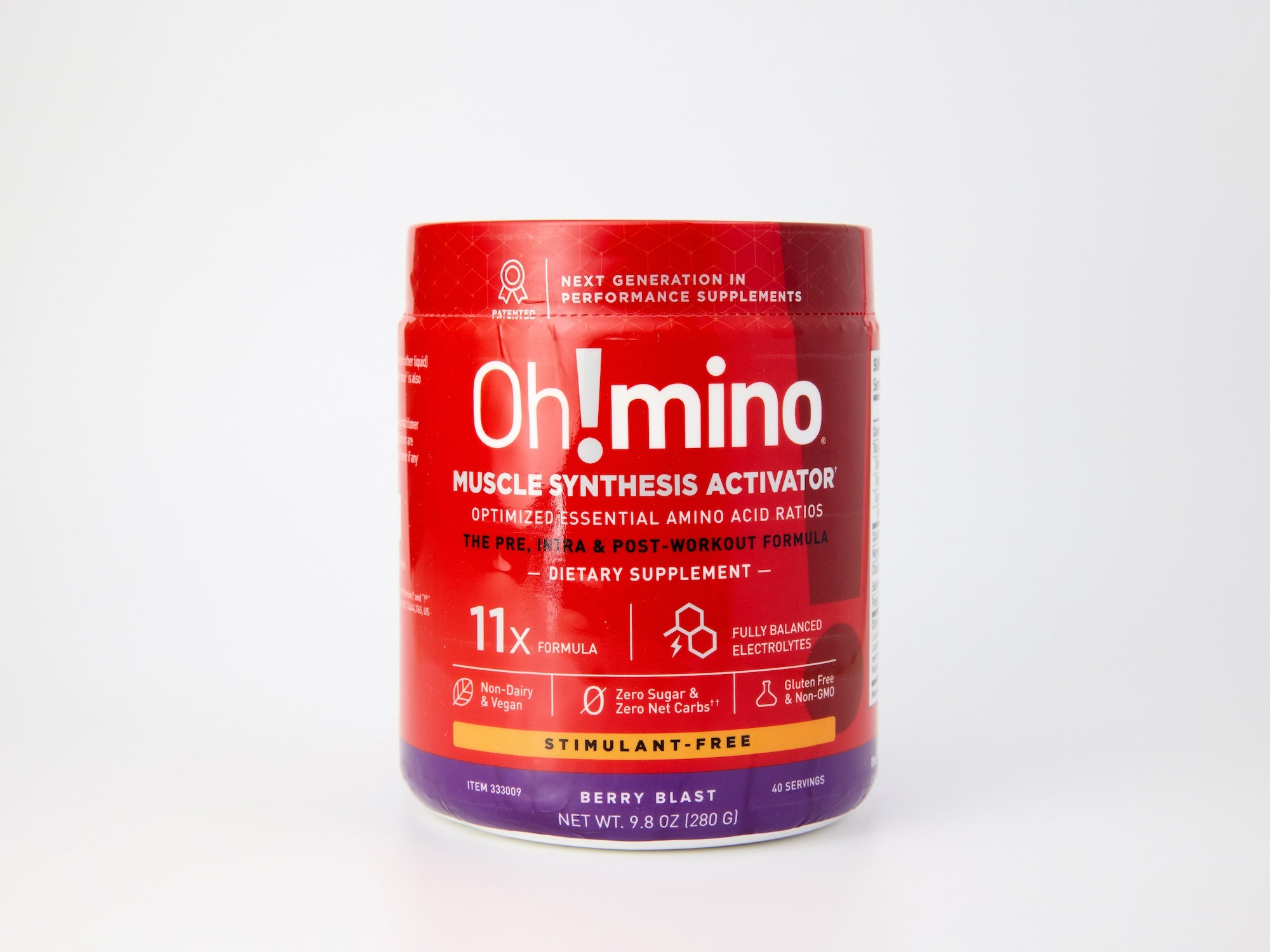 Oh!mino® Muscle Synthesis Activator - Berry Stimulant-Free 40 BFF Access 1.0
