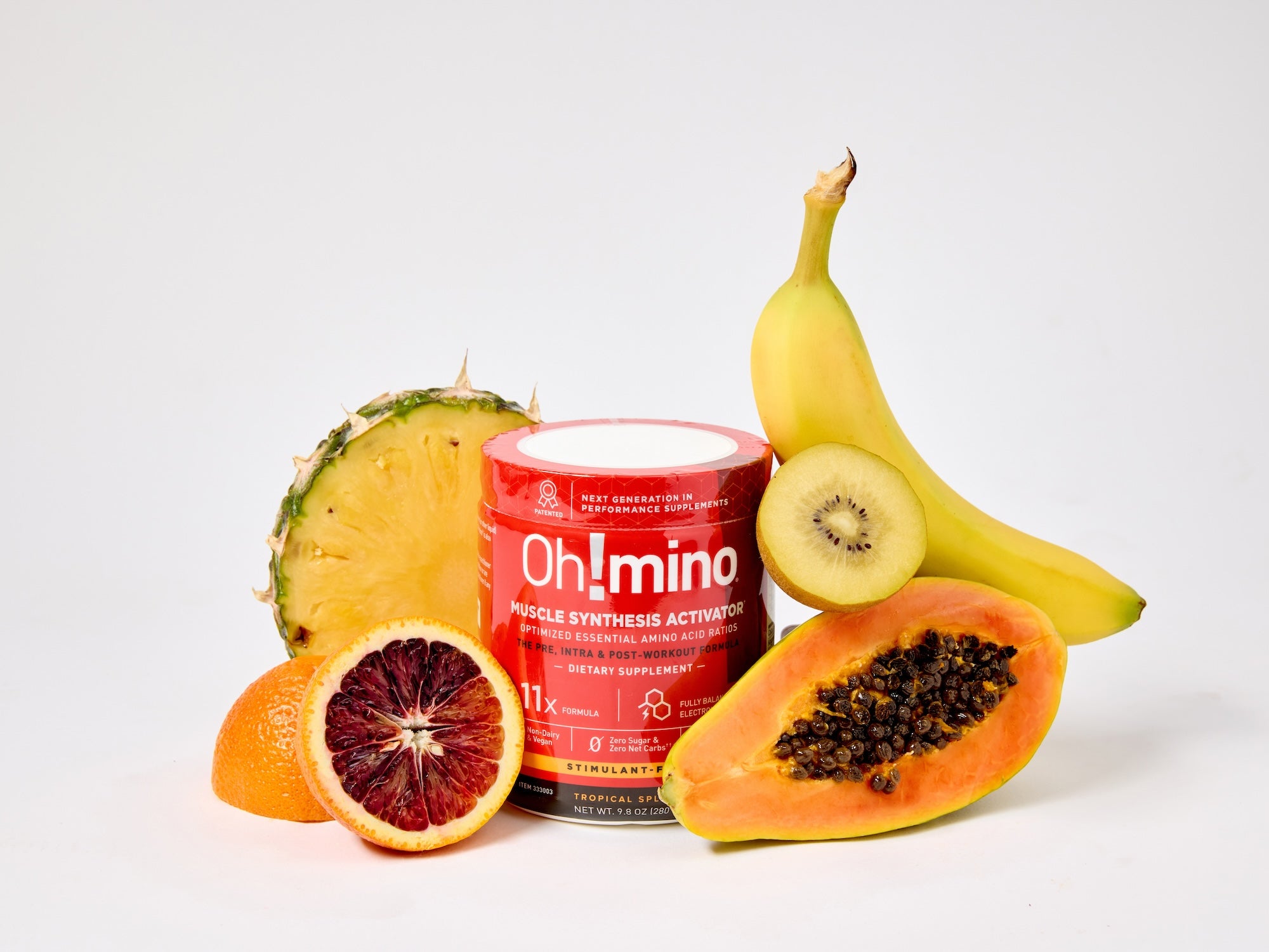 Oh!mino® Muscle Synthesis Activator - Tropical Splash Stimulant-Free 40 BFF ACCESS