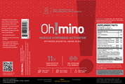 Oh!mino Muscle Synthesis Activator - Caffeinated Vegan Capsules 180 ct.