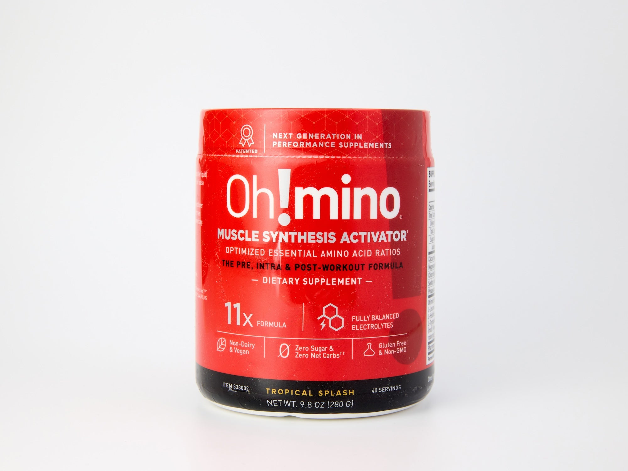 Oh!mino® Muscle Synthesis Activator - Tropical Splash Caffeinated 40 BFF ACCESS