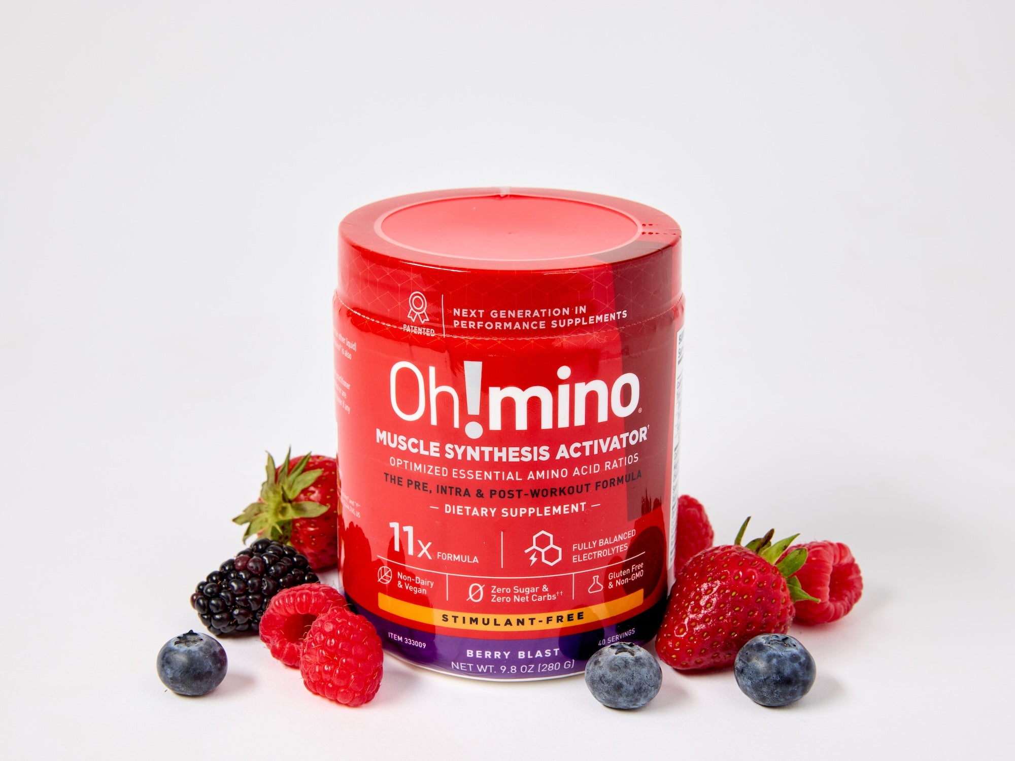 Oh!mino® Muscle Synthesis Activator - Berry Stimulant-Free 40 BFF Access