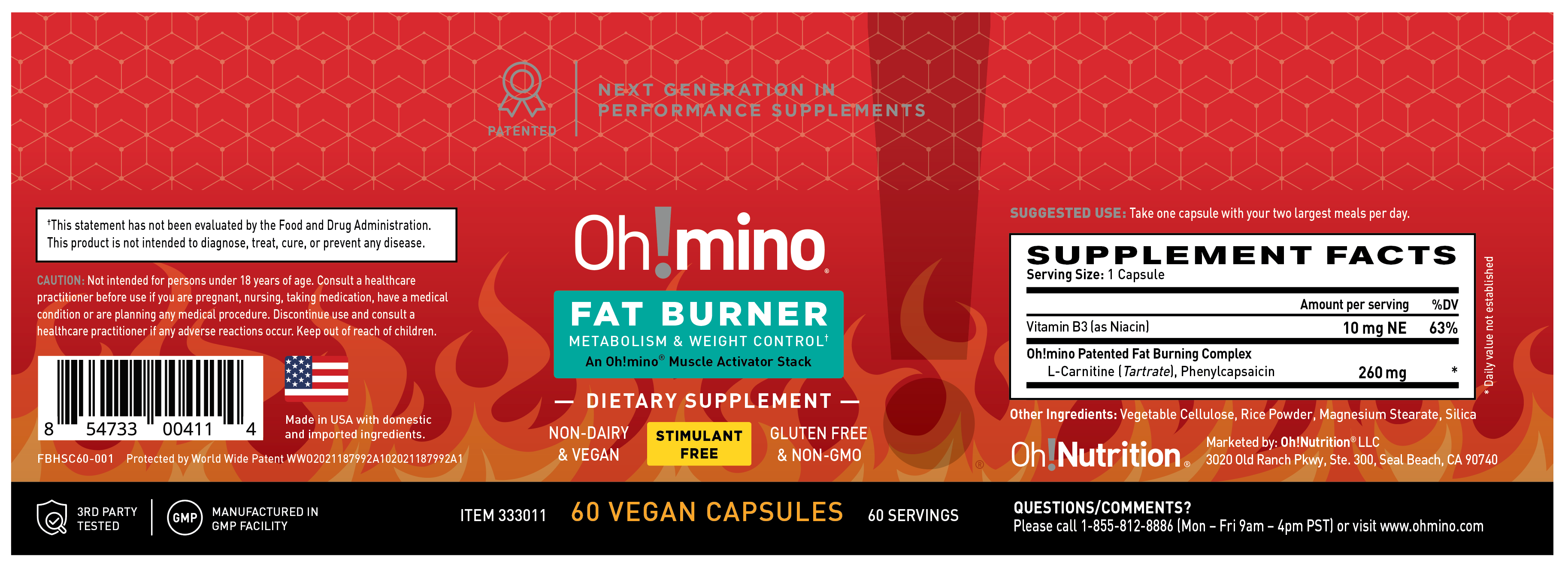 Oh!mino Fat Burner