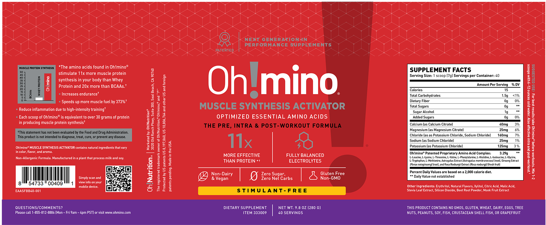 Berry Stimulant-Free 40 BFF ACCESS - New Flavor!
