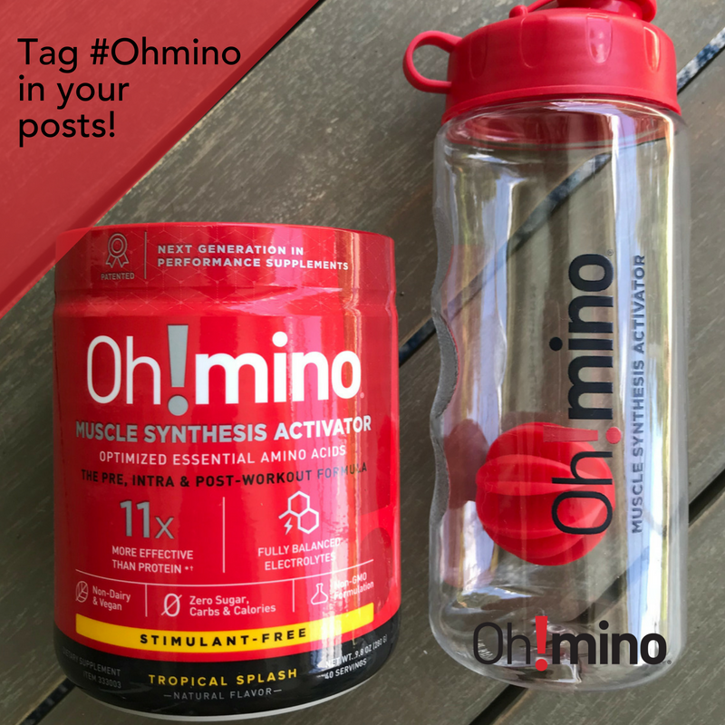 Oh!mino® Muscle Synthesis Activator† - Bottle w Black Cap