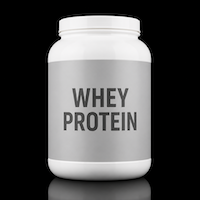 Whey protein tub